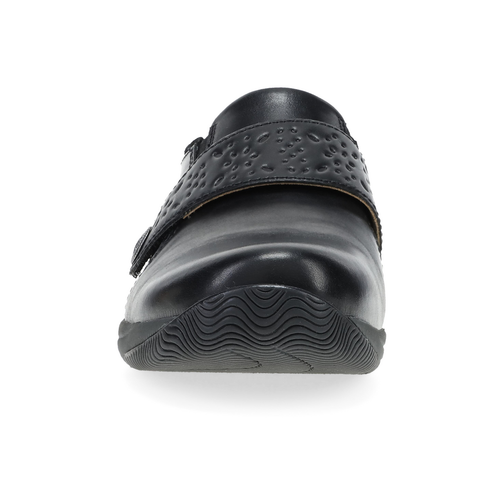 Dansko Sallie Black Waxy Burnished